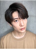 毛流れコンマヘア2wayマッシュ