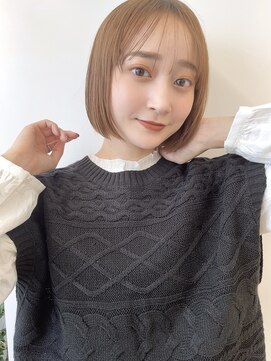 サンド 表参道(sand) 表参道/ショートボブ／インナーカラー／ハイライト／髪質改善