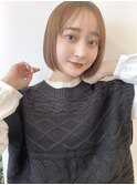 表参道/ショートボブ/インナーカラー/ハイライト/髪質改善