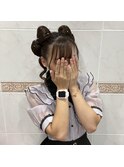 ライブヘアセット☆リボンヘアー  Q.9