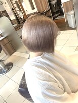 ヘアークリアー 獨協大学前店 ボブタイル×ミルクティーベージュ