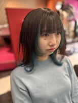 リエコー(RE'ECHO)&nbsp;ウルフヘア　インナーブルー