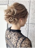 結婚式ヘアセット