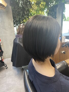 シェル 吉祥寺(shell) グレージュカラー/ボブウルフ/黒髪/ココアベージュ