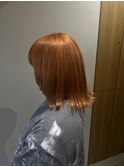 《緑橋/城東区/女性サロン》ブリーチカラー×オレンジカラー♪