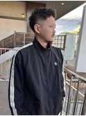 スパイキーショート ボックスショート 短髪 アップバング