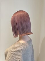 ライリー(riley)&nbsp;ピンクベージュ×ボブスタイル