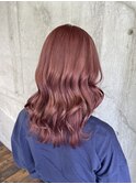 #ガルボ#ハイトーン#エクステ#ブリーチ#くすみピンク