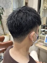 ビス リアン 川口店(Vis lien) メンズフェードカットパーマ長めツーブロック爽やか