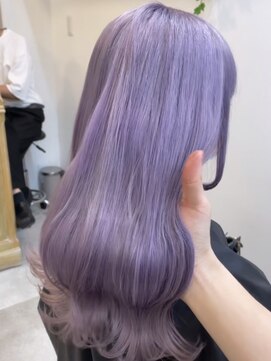 ドットハリス(.Hallis) ハイトーン ホワイトカラー ペールトーン ラベンダーカラー