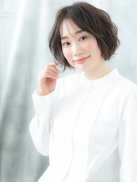 ドクターズ サロン ラブ(Dr's Salon LAB) ニュアンスパーマアースカラー耳掛けロブp古河30代40代