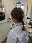 編みおろしアレンジ