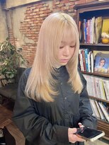 アンリ(Henri)&nbsp;【かしむら】ブリーチ/ブリーチカラー/ケアブリーチ/暖色カラー