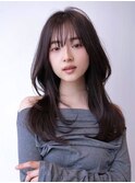 20代30代ミディアム顔周りレイヤーカット髪質改善トリートメント