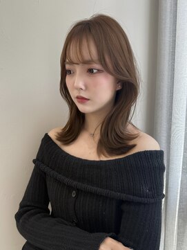 ボタン ハカタ(VOTAN hakata) ブリーチなしダブルカラー/ミディアムレイヤー