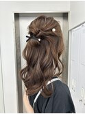 medium  hair arrange