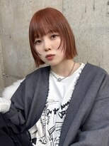 ガーデン 渋谷(GARDEN)&nbsp;ボブ　レイヤーボブ　フェイスレイヤー　暖色カラー