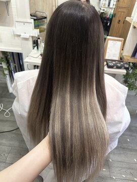 リフラス(Reflus.) 【extension】グレージュ×グラデーション