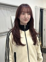 テッテ(TETTE)&nbsp;レイヤーカット+ピンクカラー