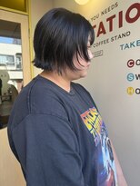 ヒントステーション(HINTSTATION) 〈浅草 半個室〉地毛合わせカラー×ミニウルフ