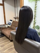 カノン(kanon) 縮毛矯正乾かしただけのスタイル