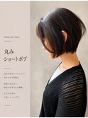 丸みショートボブ