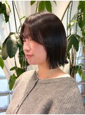 ショート/オリーブベージュ/ボブ/30代40代50代/横浜