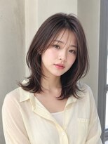 ワゴンバイアフロート(Wagon by afloat)&nbsp;ハッシュウルフ×ミディアムレイヤーカット20代30代40代髪型池袋