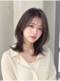 ハッシュウルフ×ミディアムレイヤーカット20代30代40代髪型池袋