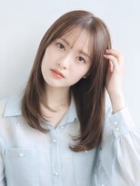 アッシュ 志木南口店(Ash)&nbsp;ナチュラルストレート×柔らかブラウンロング