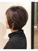 大人ショートボブ