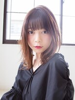 アンジュ ヘアー(Ange hair)&nbsp;アンジュヘアー　外ハネカールミディアムスタイル