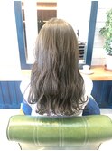 ロングオリーブカラースタイル【流山おおたかの森おおたかの森】