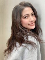 アルバム 銀座(ALBUM GINZA) ロングウェーブ_厚めバングローライトスリークボブ_67325