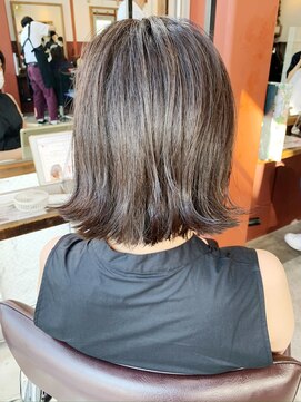 ルーファス 恵比寿 渋谷(Ruufus) 30代外ハネ切りっぱなしボブ【Ruufus恵比寿渋谷】3159