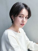 アイティー バイ アルバム 中野店(IT by ALBUM) ナチュラルハンサムショート_ハイライトカラー_57536