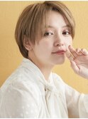 シンプルなナチュラルショート