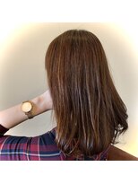 ビューティドレッセヤマノ 池袋パルコ(Beauty Dresse YAMANO)&nbsp;【ヘッドスパ】ピンクブラウンワンカールスタイル