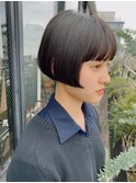 コンパクトフレンチショートボブ