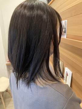 ハルララヘアー(harurara hair) 【harurara hair大分/明野】ミディアムボブ×インナーカラー
