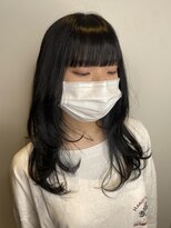 アレクサンドルオブカラーズカナザワ(ALEXANDRE OF COLORS KANAZAWA)&nbsp;レイヤーカットにさりげなイヤリングカラー:)