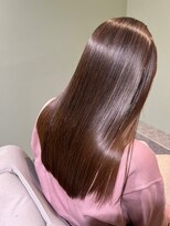 サロン LH(salon LH) 髪質改善カラー/大人可愛い艶髪/ピンクベージュ