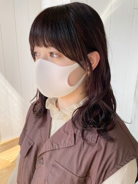 アイティーバイアルバム 松戸店(IT by ALBUM) 顔まわりカット_ショコラアッシュヘルシースタイル_ba418292