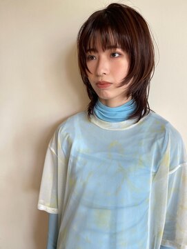 トップヘアー ミカワアンジョウ 安城(TOPHAIR MIKAWA ANJO) 顔周りウルフ/ニュアンスカラー/メンズライク