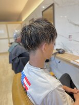 ラポールヘアー(rapport hair)&nbsp;ツーブロックマッシュ×ブリーチメッシュ＊