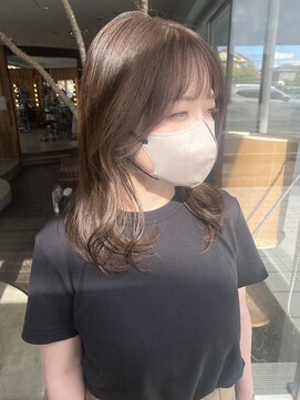 ヘアラウンジ アングゥ(hair lounge ungu) ラベンダーグレージュカラー