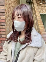 ネオリーブ チロル 横浜西口店(Neolive CiroL.) ピンクブラウン　暖色カラー 艶髪 ロング