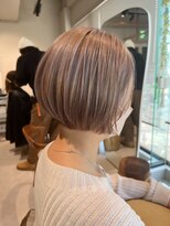 ユミリーバイルコル(umily by RuCOR.)&nbsp;切りっぱなしボブ/エアリーロング/美髪/ピンクブラウン/ブリーチ