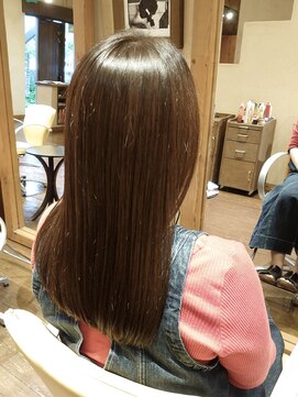 エムスタイル(M STYLE) ロング×ナチュラルブラウン