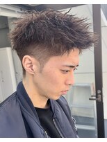 リベル(LIBER)&nbsp;ツイストパーマ/スパイキーショート/刈り上げ/八王子駅/吉川